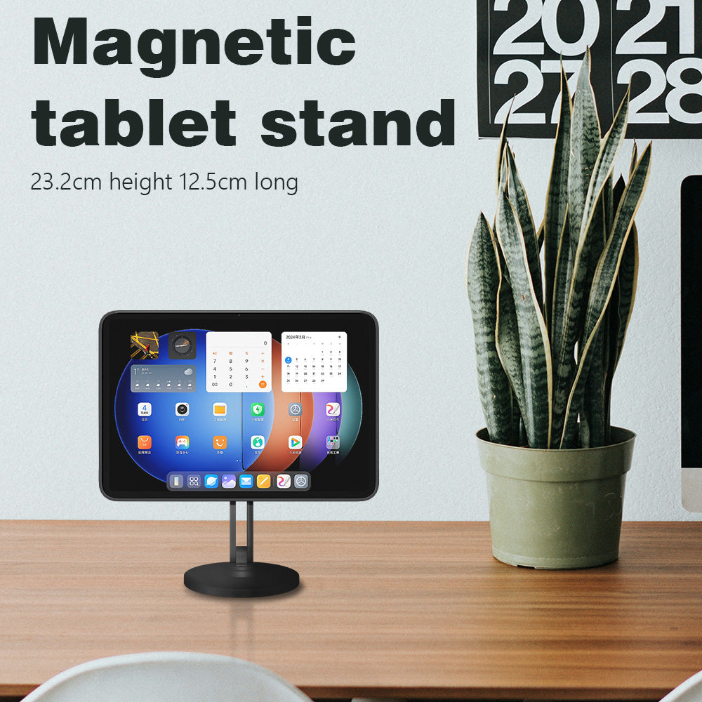 Tablet Holder with Magnetic Charging Case for Xiaomi Pad, 15-18W Fast Charger and Multi-Angle Adjustment Zilvex