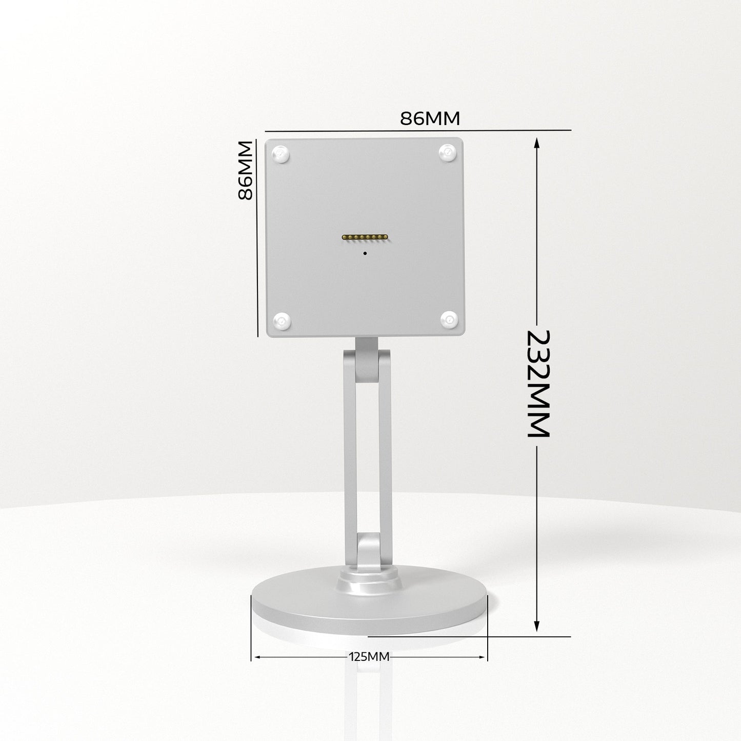 18W fast charging magnetic tablet desktop stand for the full range of Xiaomi Pad,adjustable metal stand with 360° rotation Zilvex