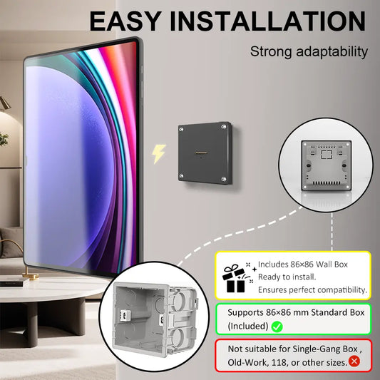 For 14.6-inch Samsung Galaxy Tab S9 Ultral Magnetic Wall Charger Tablet Accessory for Office or Home Tablet Stand emonita