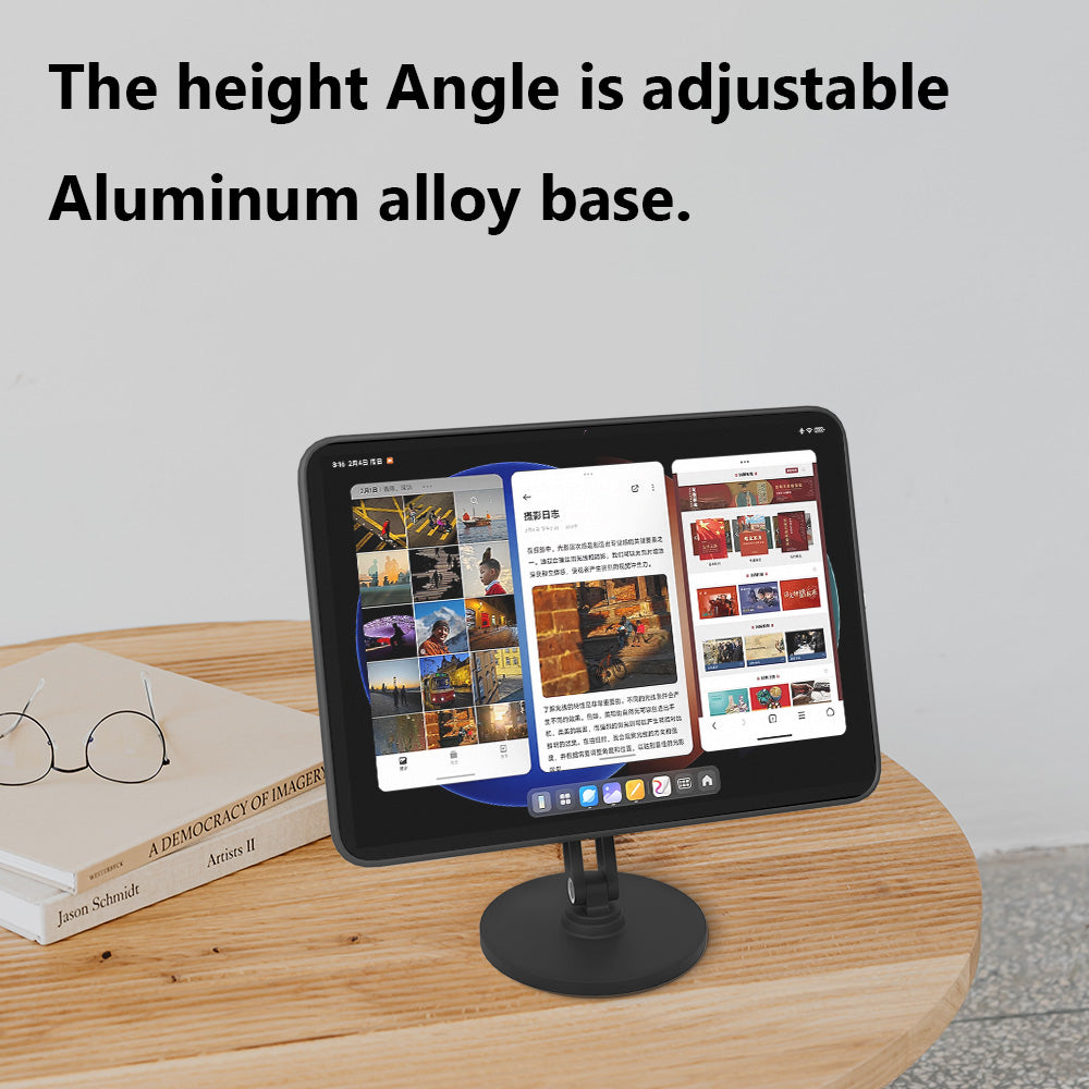 Tablet Holder with Magnetic Charging Case for Xiaomi Pad, 15-18W Fast Charger and Multi-Angle Adjustment Zilvex
