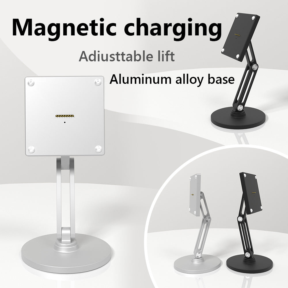 Tablet Holder with Magnetic Charging Case for Xiaomi Pad, 15-18W Fast Charger and Multi-Angle Adjustment Zilvex