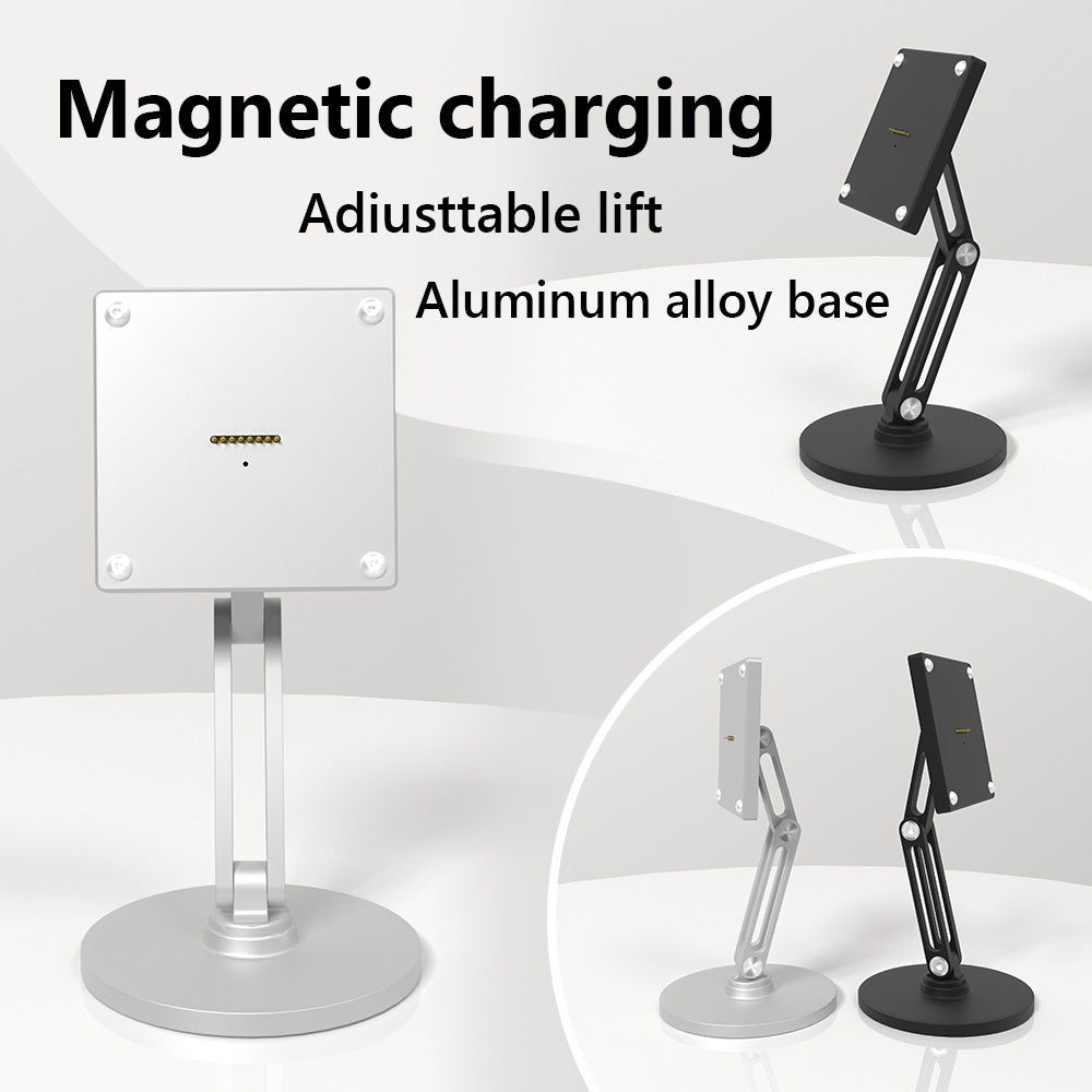 Tablet Holder with Magnetic Charging Case for iPad, 15-18W Fast Charger and Multi-Angle Adjustment 我的商店