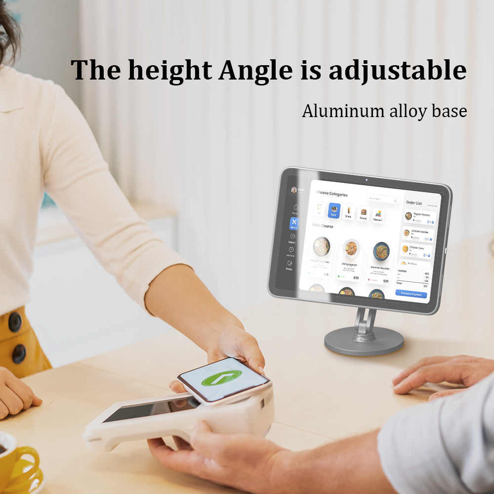 Tablet Holder with Magnetic Charging Case for Xiaomi Pad, 15-18W Fast Charger and Multi-Angle Adjustment Zilvex