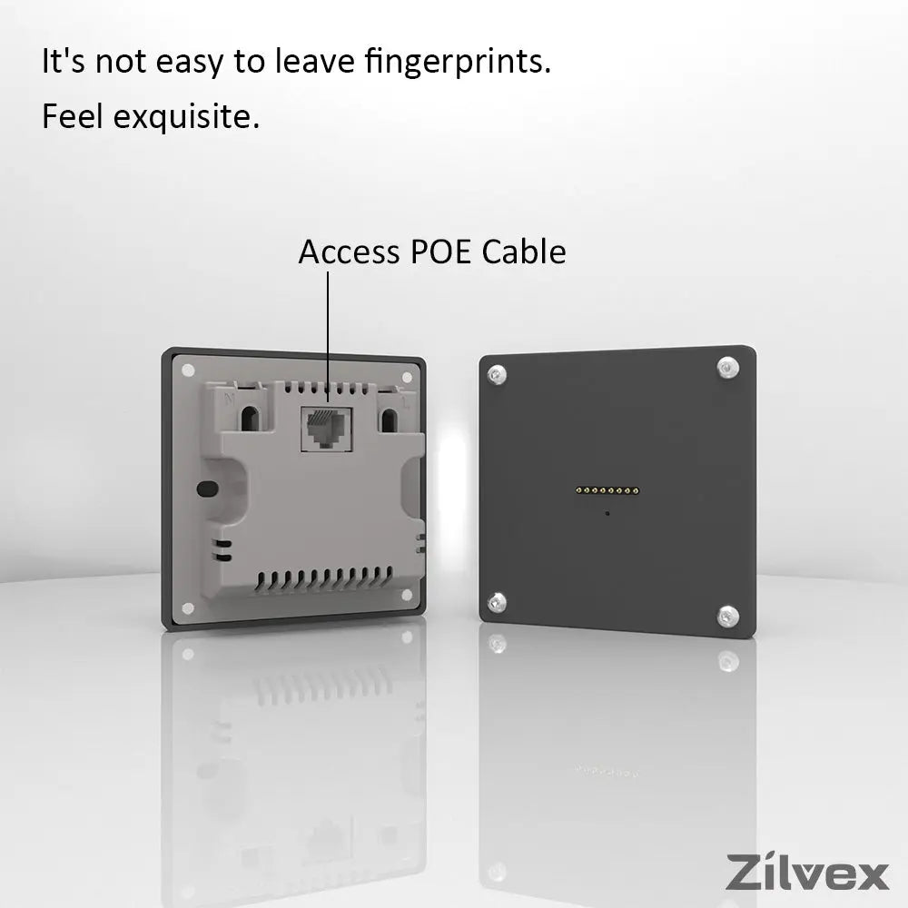 POE Wall Mount Charger for Samsung Galaxy S6 Lite Magnetic Stand, 18W Fast Wireless Charging Dock, Smart Home/Office - Zilvex