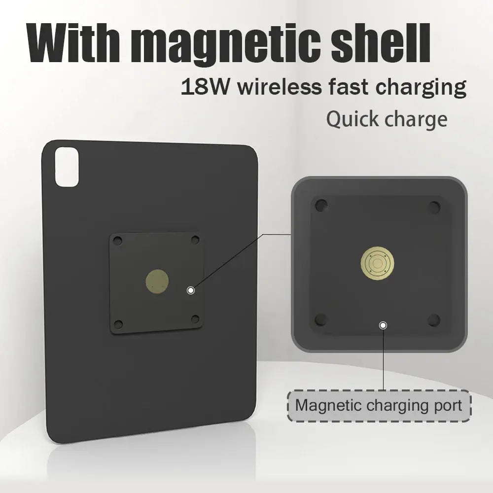 Magnetic Wall Mount with Charging Case for Redmi Pad 10.6 inch Upgraded 18W Quick Charge Strong Magnets in-Wall emonita Zilvex