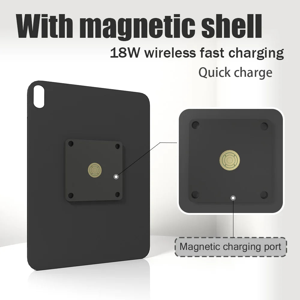 Magnetic Wall Mount with Charging Case for Redmi Pad pro 12.1 inch Upgraded 18W Quick Charge Strong Magnets in-Wall emonita Zilvex