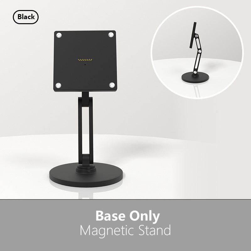 Tablet Holder with Magnetic Charging Case for Xiaomi Pad, 15-18W Fast Charger and Multi-Angle Adjustment Zilvex Black base only