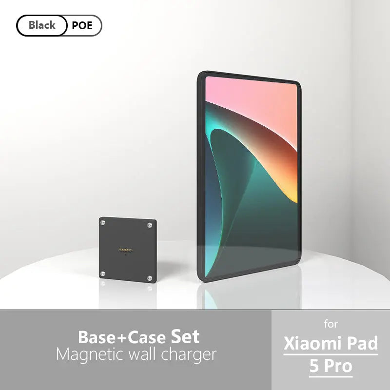 POE Wall Mount Charging for Xiaomi Pad 5/5 Pro Pad Wall Station Wireless Charging Office Electronics Tablet Pad Stand Zilvex - Zilvex