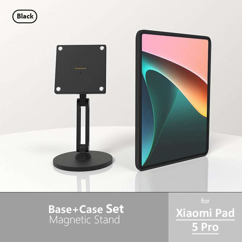 Tablet Holder with Magnetic Charging Case for Xiaomi Pad, 15-18W Fast Charger and Multi-Angle Adjustment Zilvex Xiaomi Pad 5 Pro