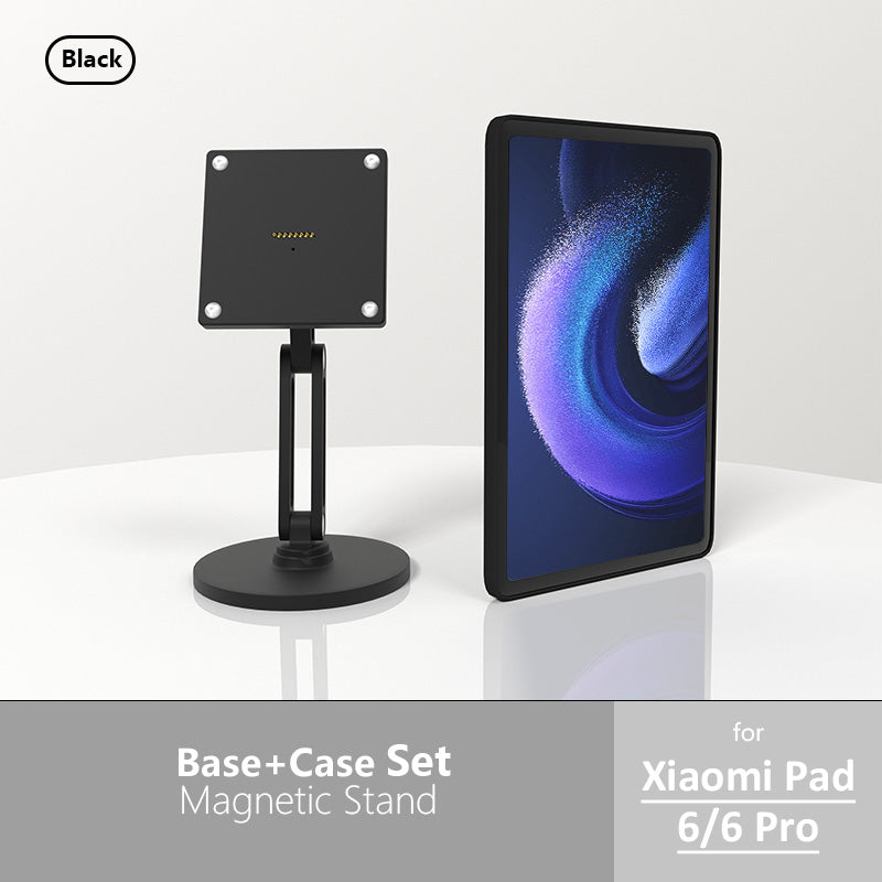 Tablet Holder with Magnetic Charging Case for Xiaomi Pad, 15-18W Fast Charger and Multi-Angle Adjustment Zilvex Xiaomi Pad 6 6Pro