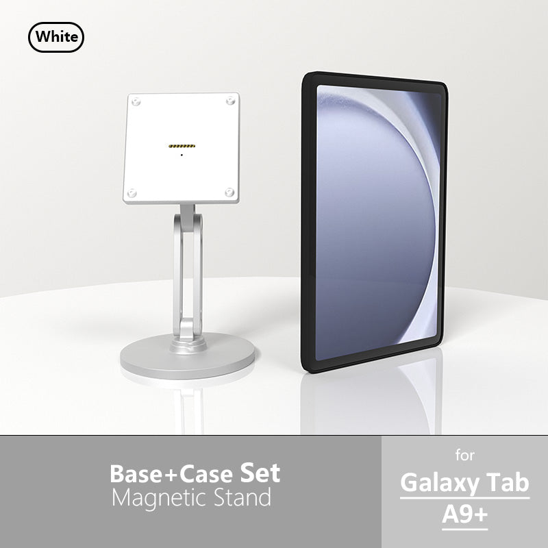 Tablet Holder with Magnetic Charging Case for Samsung Galaxy Tab, 15-18W Fast Charger and Multi-Angle Adjustment Zilvex CHINA Galaxy Tab A9 Plus