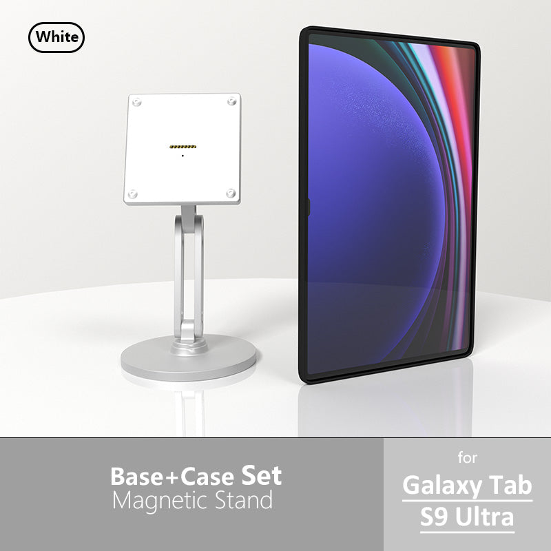 Tablet Holder with Magnetic Charging Case for Samsung Galaxy Tab, 15-18W Fast Charger and Multi-Angle Adjustment Zilvex CHINA Galaxy Tab S9 Ultra