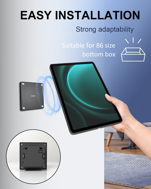 Samsung tablet wall holder, tablet wall bracket, magnetic charging dock, TPU tablet case