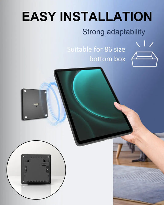 Samsung tablet wall holder, tablet wall bracket, magnetic charging dock, TPU tablet case