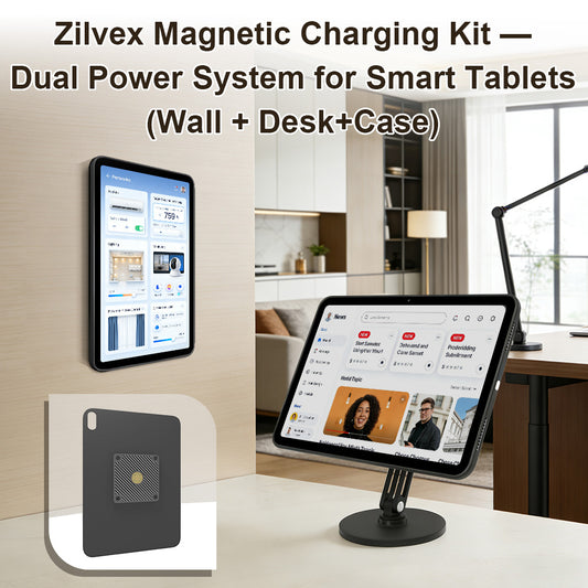 Magnetic Charging Dock Kit for iPad丨Wall Mount AC+Desk Stand+Case(iPad/Mini/Air/Pro)