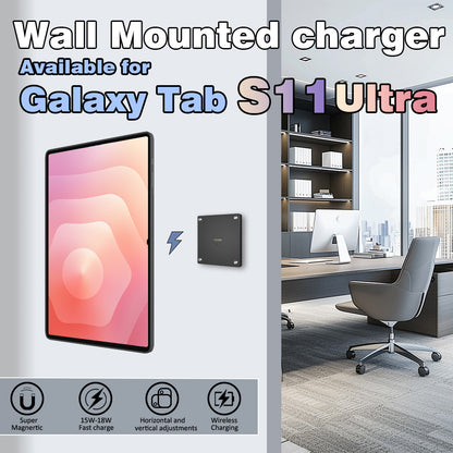 For 14.6-inch Samsung Galaxy Tab S11 Ultral Magnetic Wall Charger Tablet Accessory for Office or Home Tablet Stand Zilvex