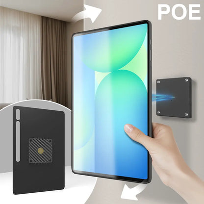 POE Tablet holder for Samsung Galaxy Tab S10 FE Plus 13.1Inch full range wall charging station Wall mounted charging Smart - Zilvex