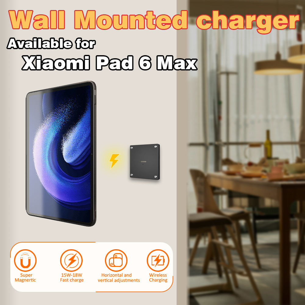 Magnetic Wall Mount with Charging Case for xiaomi pad 7 pro 18W Quick Charge Strong Magnets in-Wall emonita 