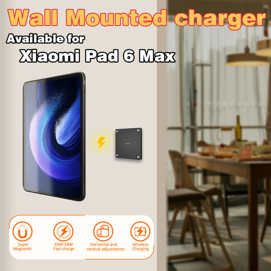 Magnetic Wall Mount with Charging Case for xiaomi pad 7 pro 18W Quick Charge Strong Magnets in-Wall emonita 
