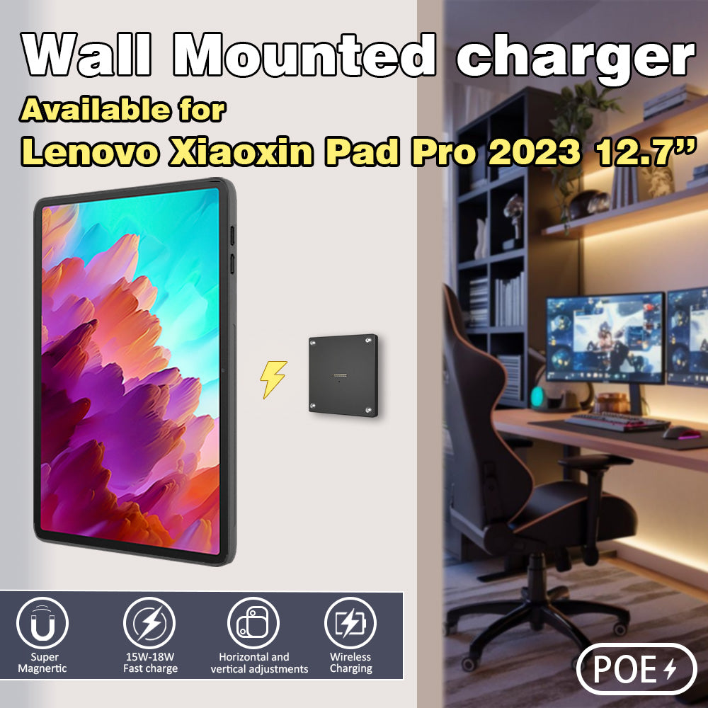 Magnetic Wall Mount with Charging Case for xiaomi pad 6s pro Upgraded 18W Quick Charge Strong Magnets in Wall emonita 