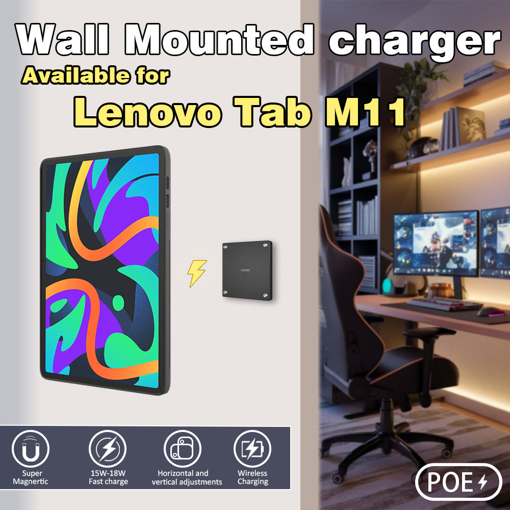 Magnetic Wall Mount with Charging Case for xiaomi pad 6s pro Upgraded 18W Quick Charge Strong Magnets in Wall emonita 