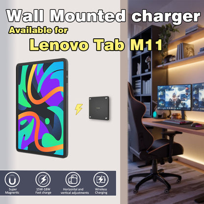 Tablet holder for Samsung Galaxy Tab S9 11 Inch wall charging station smart home Magnetic wireless charging ipad holder 