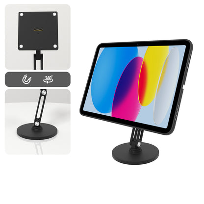 18W fast charging magnetic tablet desktop stand for the full range of ipad,adjustable metal stand with 360° rotation 我的商店
