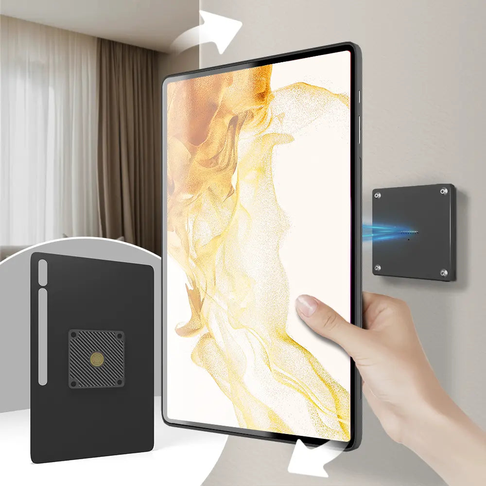 Tablet holder for Tab Samsung Tab Tab S8 Plus S8 Ultra wall charging station Wall mounted charging Smart - Zilvex