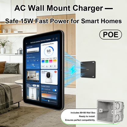 Magnetic Charging Dock Kit for iPad丨Wall Mount POE+Desk Stand+Case(iPad/Mini/Air/Pro）