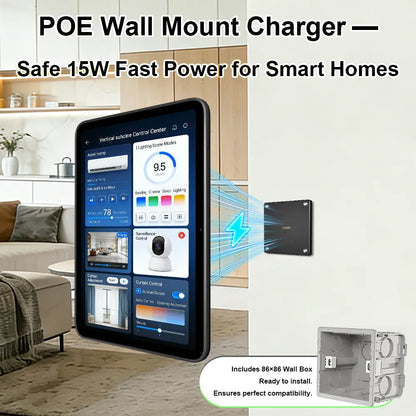 Magnetic Charging Dock Kit for iPad丨Wall Mount POE+Desk Stand+Case(iPad/Mini/Air/Pro） Zilvex