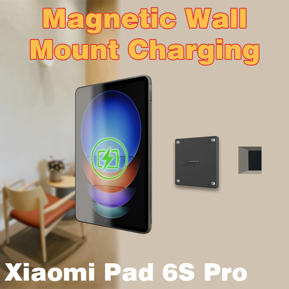 Magnetic Wall Mount with Charging Case for xiaomi pad 6s pro Upgraded 18W Quick Charge Strong Magnets in Wall zilvex