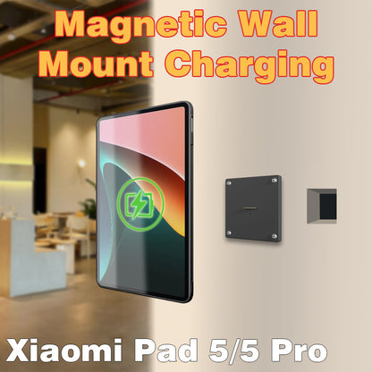 Magnetic Wall Mount with Charging Case for xiaomi pad 5 Upgraded 18W Quick Charge Strong Magnets in-Wall emonita 