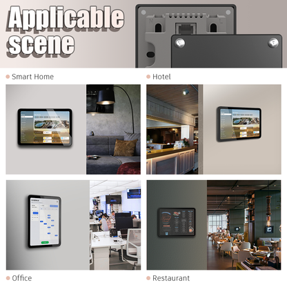 POE Zilvex Magnetic Wall Mount with Charging Case for iPad 10 Upgraded 18W Quick Charge Strong Magnets 360 Rotation 10.9inch