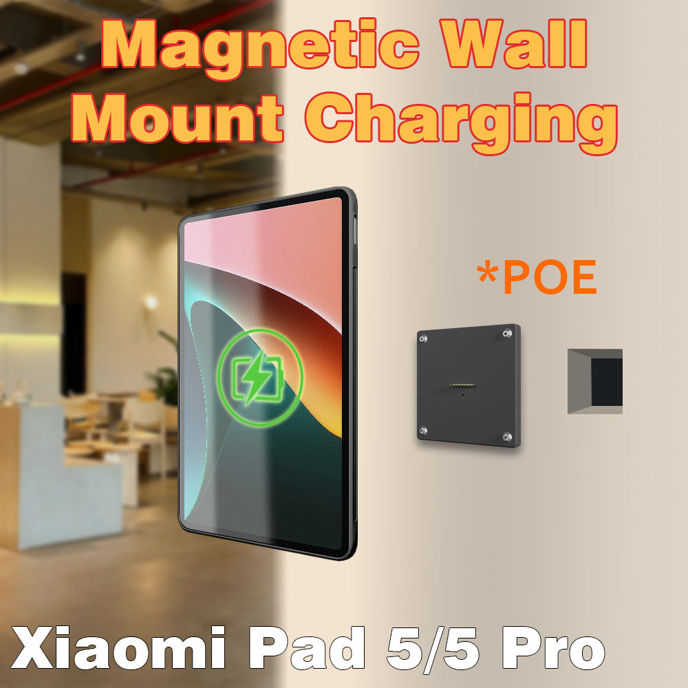 POE Wall Mount Charging for Xiaomi Pad 5/5 Pro  Pad Wall Station Wireless Charging Office Electronics Tablet Pad Stand Zilvex