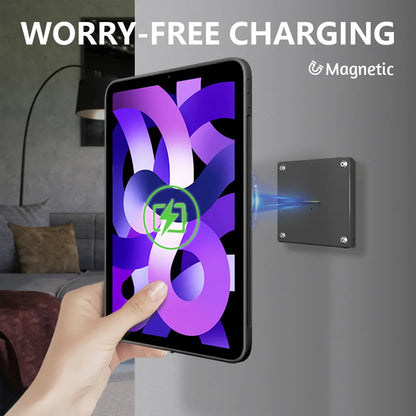 Magnetic Wall Mount with Charging Case ipad air4 air5 10.9Inch ipad Wall Station Wireless Charging Tablet  Stand emonita - Zilvex