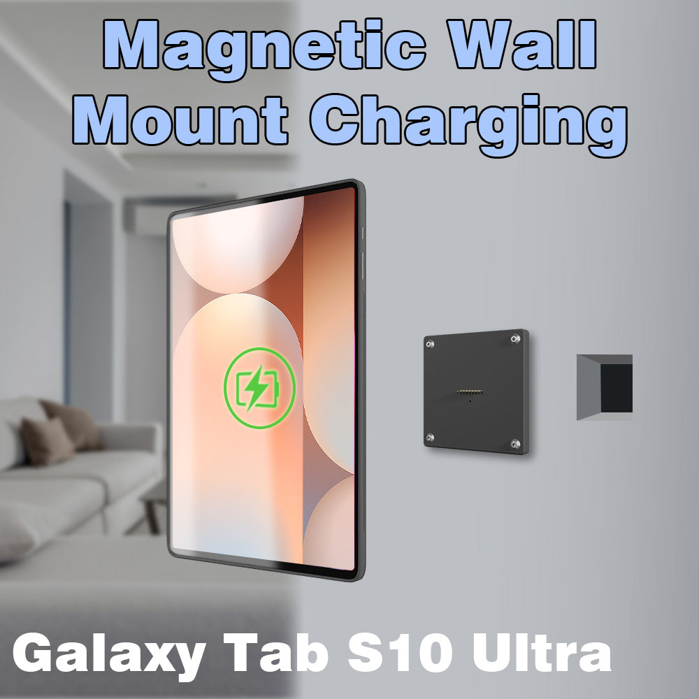 For 14.6-inch Samsung Galaxy Tab S10 Ultra Magnetic Wall Charger Tablet Accessory for Office or Home Tablet Stand Zilvex