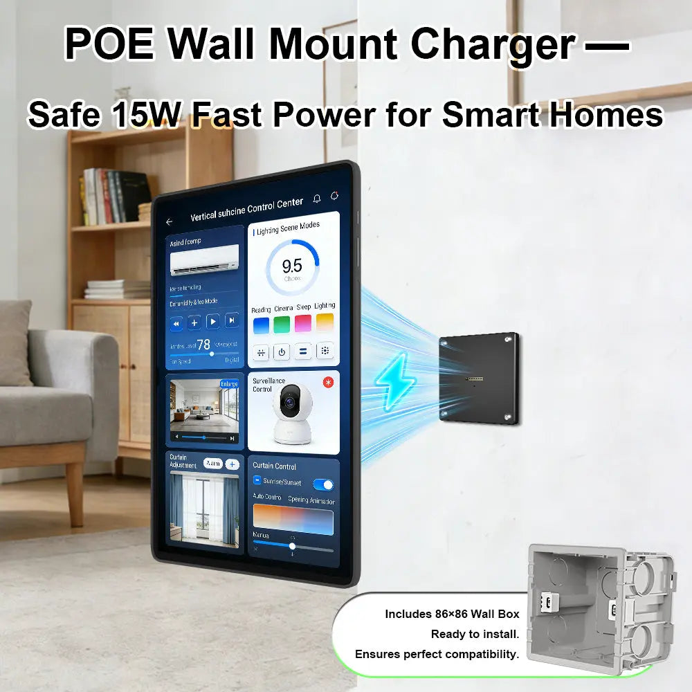 Magnetic Charging Dock Kit for Samsung丨Wall Mount POE+Desk Stand+Case Zilvex