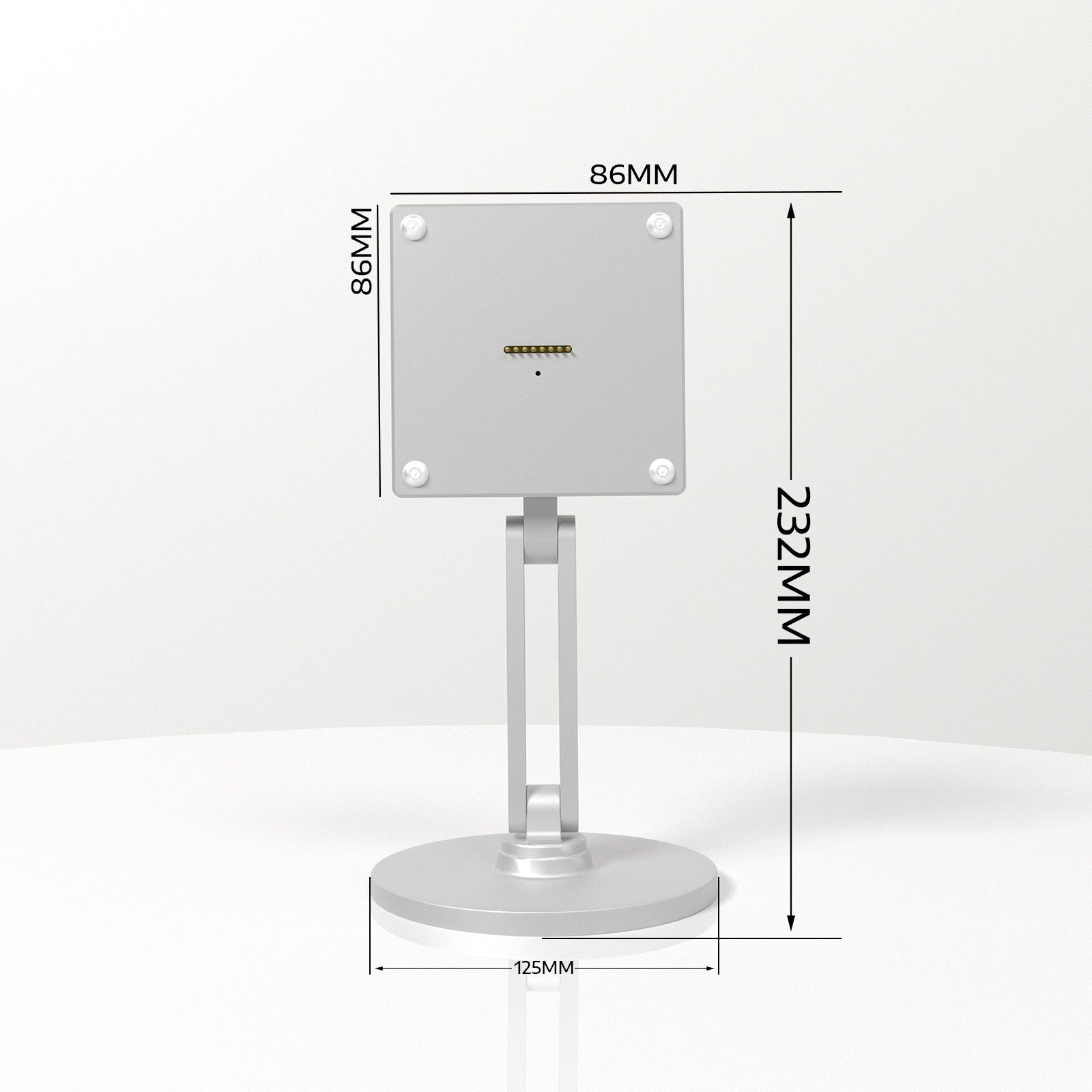 18W fast charging magnetic tablet desktop stand for the full range of Xiaomi Pad,adjustable metal stand with 360° rotation Zilvex