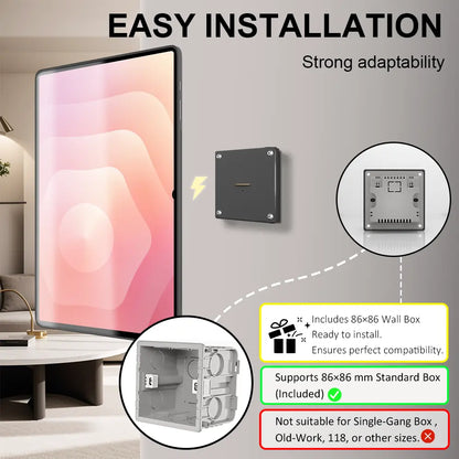For 14.6-inch Samsung Galaxy Tab S11 Ultral Magnetic Wall Charger Tablet Accessory for Office or Home Tablet Stand Zilvex