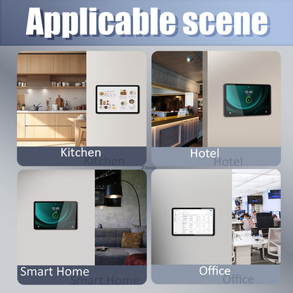 For Samsung Galaxy Tab S10FE 10.9 inch Stand Wall Mount Tablet Stand 18W Fast Charging Magnetic Wireless Rotatable