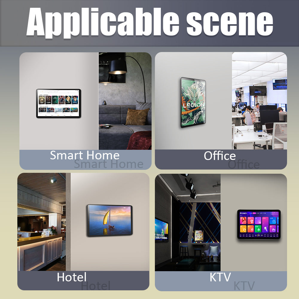 Tablet holder for Samsung Galaxy Tab S9 11 Inch wall charging station smart home Magnetic wireless charging ipad holder 