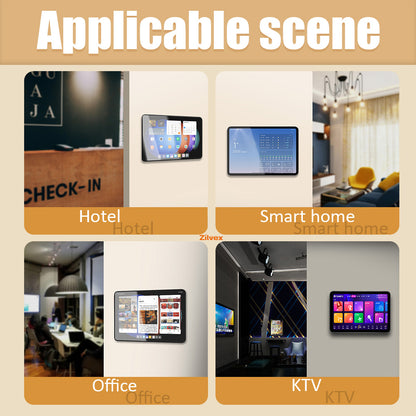 POE Wall Mount Charging for Xiaomi Pad 5/5 Pro  Pad Wall Station Wireless Charging Office Electronics Tablet Pad Stand Zilvex