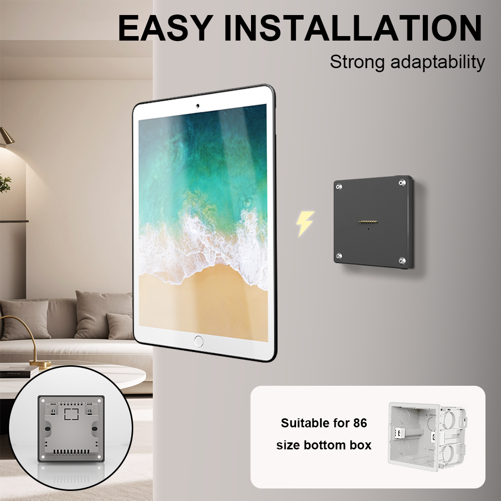 Applicable for 9.7 Inch iPad Air Magnetic Wall Mount Charger Tablet Accessories For Office Or Home iPad Stand emonita