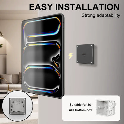 Wall Mount Fast Charger Tablet Magnetic for iPad Pro 13-in.(M4)  Supply 18W iPad stand Pro 13-in - Zilvex