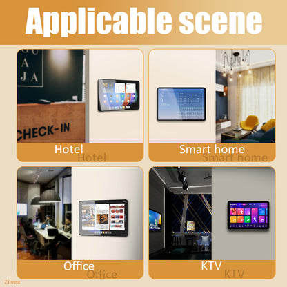 POE Wall Mount Charging for Xiaomi Pad 7/7Pro 11.2inch Wall Station Wireless Charging Office Electronics Tablet Pad Stand Zilvex