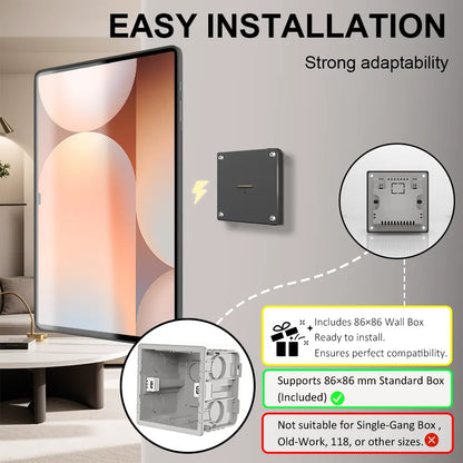 For 14.6-inch Samsung Galaxy Tab S10 Ultra Magnetic Wall Charger Tablet Accessory for Office or Home Tablet Stand Zilvex