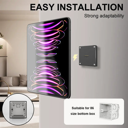 iPad Tablets Stand Wall Mount Charger Wireless Charging Holder Adapter For iPad Pro 12.9 Inch With Strong Magnetic - Zilvex