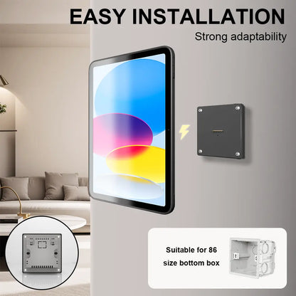 Wall Mount Fast Charger Tablet Magnetic for iPad 10th  Supply 18W Iipad stand 10.9 - Zilvex