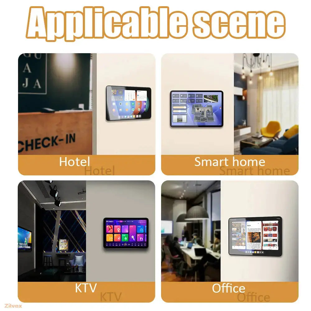 Magnetic Wall Mount with Charging Case for xiaomi pad 8/8 pro 18W Quick Charge Strong Magnets  in-Wall zilvex Zilvex