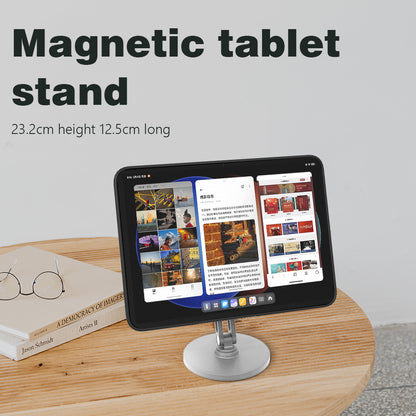 18W fast charging magnetic tablet desktop stand for the full range of Xiaomi Pad,adjustable metal stand with 360° rotation Zilvex